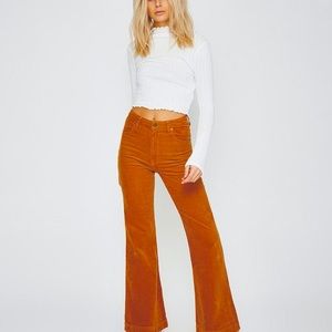 Corduroy High Waisted Flare Plants